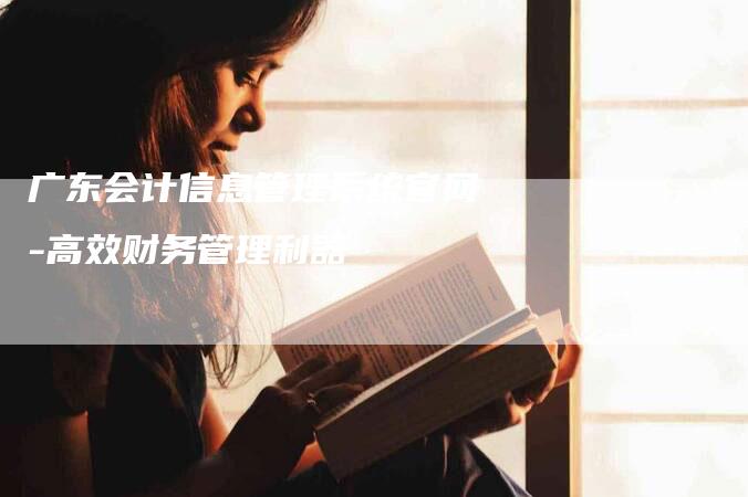 广东会计信息管理系统官网-高效财务管理利器