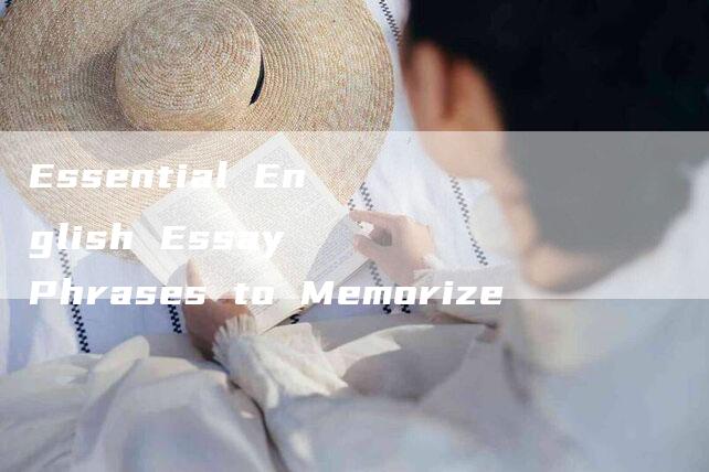 Essential English Essay Phrases to Memorize