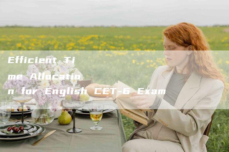 Efficient Time Allocation for English CET-6 Exam