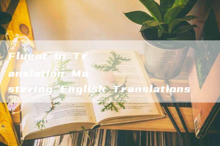 Fluent in Translation Mastering English Translations