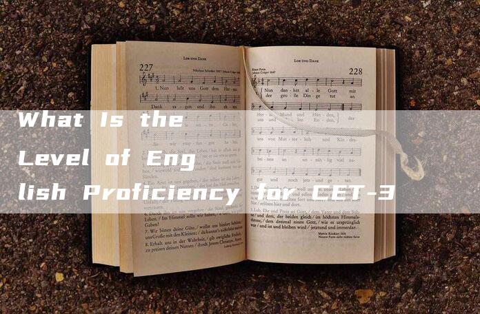 What Is the Level of English Proficiency for CET-3