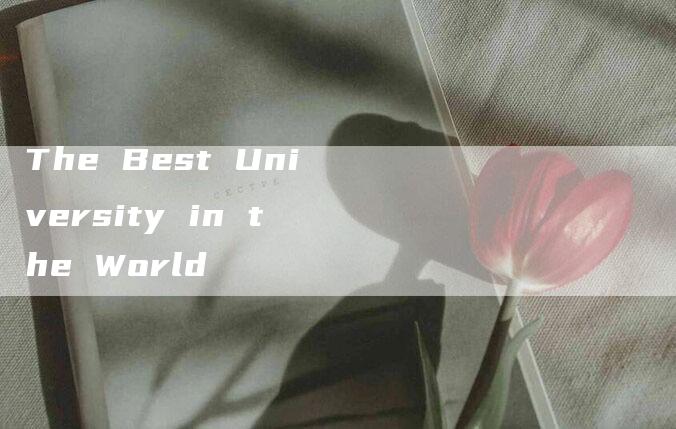 The Best University in the World