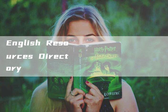 English Resources Directory