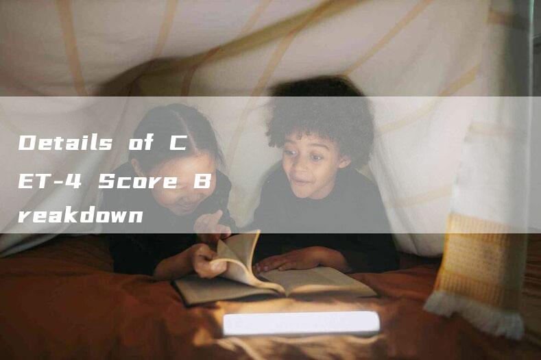 Details of CET-4 Score Breakdown